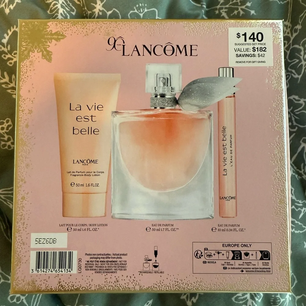 Lancôme La Vie Est Belle Perfume and Lotion Set - Picture 3 of 3